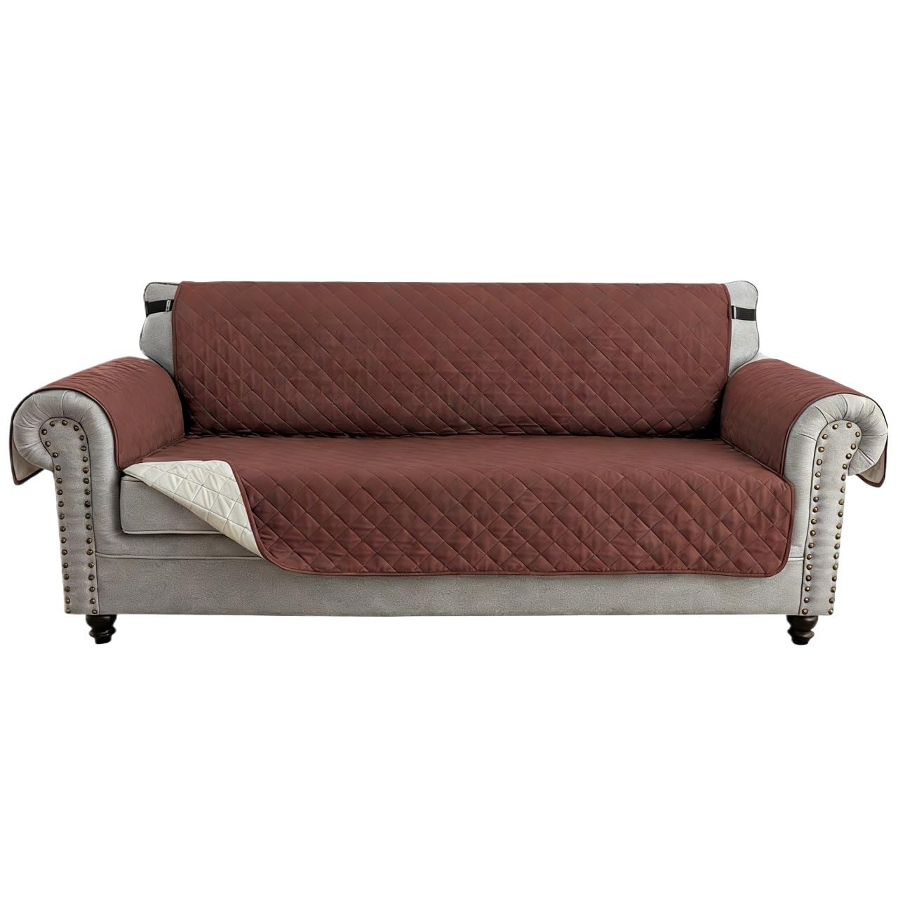 Couvre-sofa antidérapant et imperméable pour protéger le salon des animaux