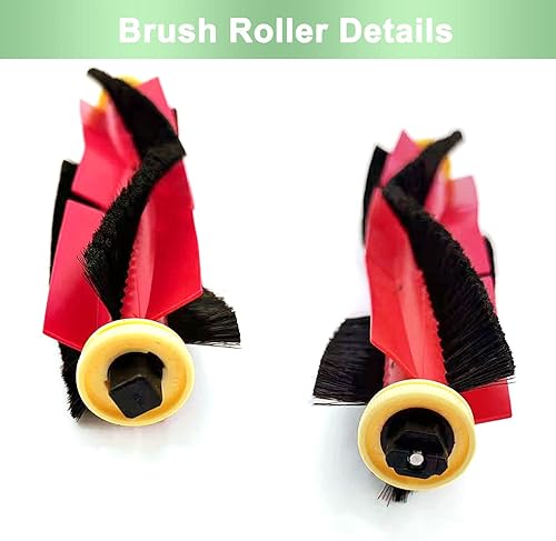 Miniatura 5 de 13 Pack Replacement Parts Compatible for Roborock S6 Pure S6 E4 S4 Max S6 MaxV S5 S5 Max S4 E2 E3 E5 E20 E25 E35 Xiaomi Mijia Robot 1 Main Brush 3