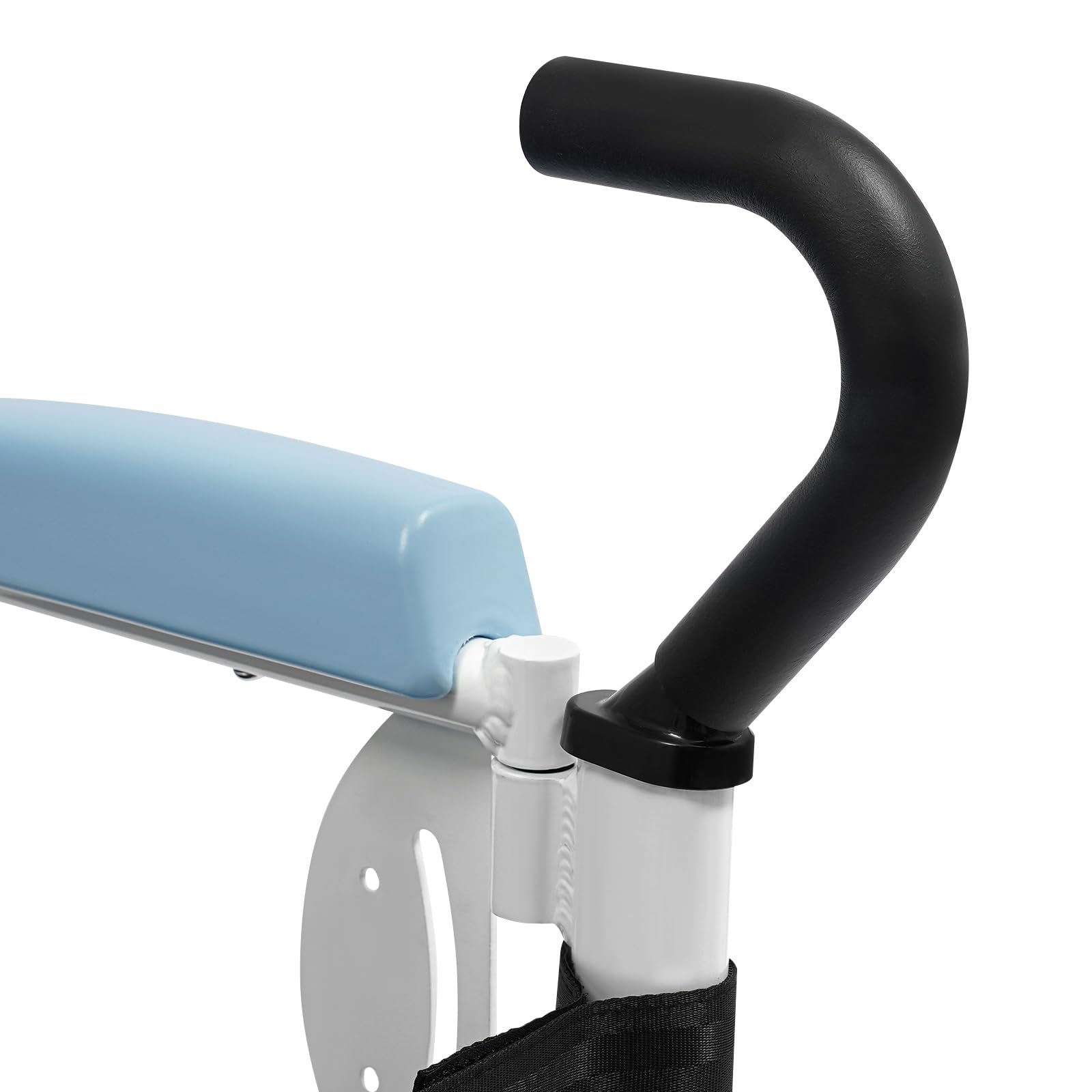 Silla De Transferencia HidráUlica Para Pacientes 120kg | Asiento Dividido 180°, Altura Regulable 8 Niveles, Silla De BañO Con Inodoro Para Personas Mayores Y Movilidad Reducida