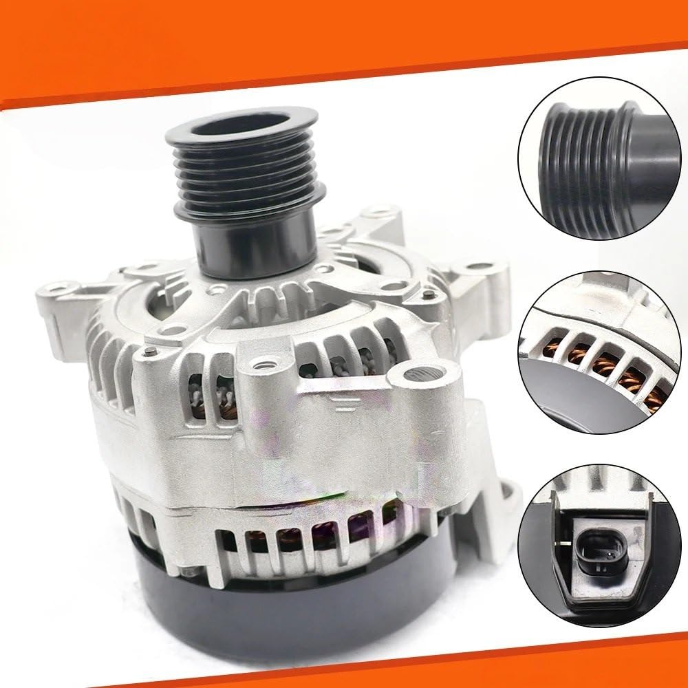 Alternatore di per auto Adatto per 330i / 330i XDrive / 430i 2.0L 12318634166 12318689831 1042119461 1042119462 27060WAA04 180AMP 12V Alternatore per veicoli