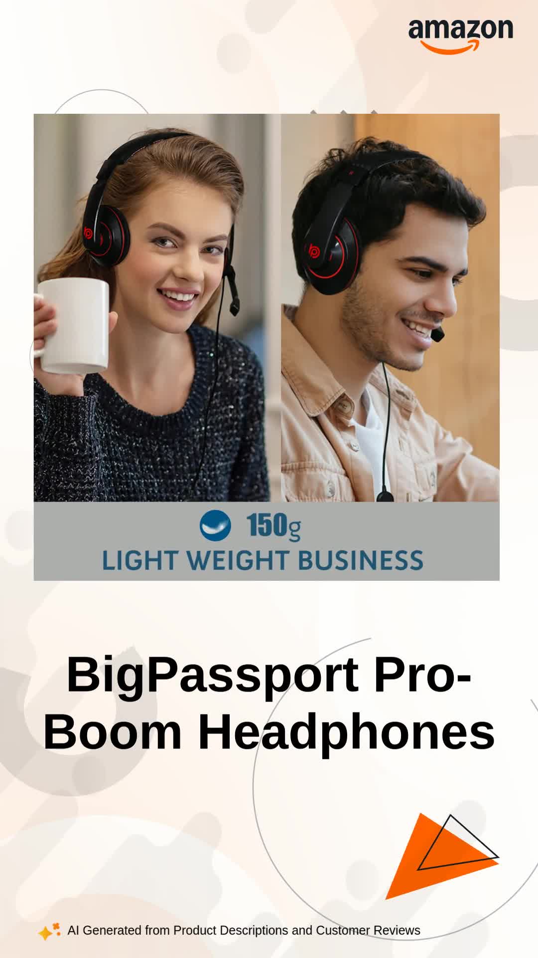 Amazon.in: Buy BigPassport USB Wired Over-Ear Headphones with Mic
