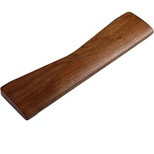 Ergonomic Wooden Wrist Rest Solid Wood Walnut for Keychron Q8