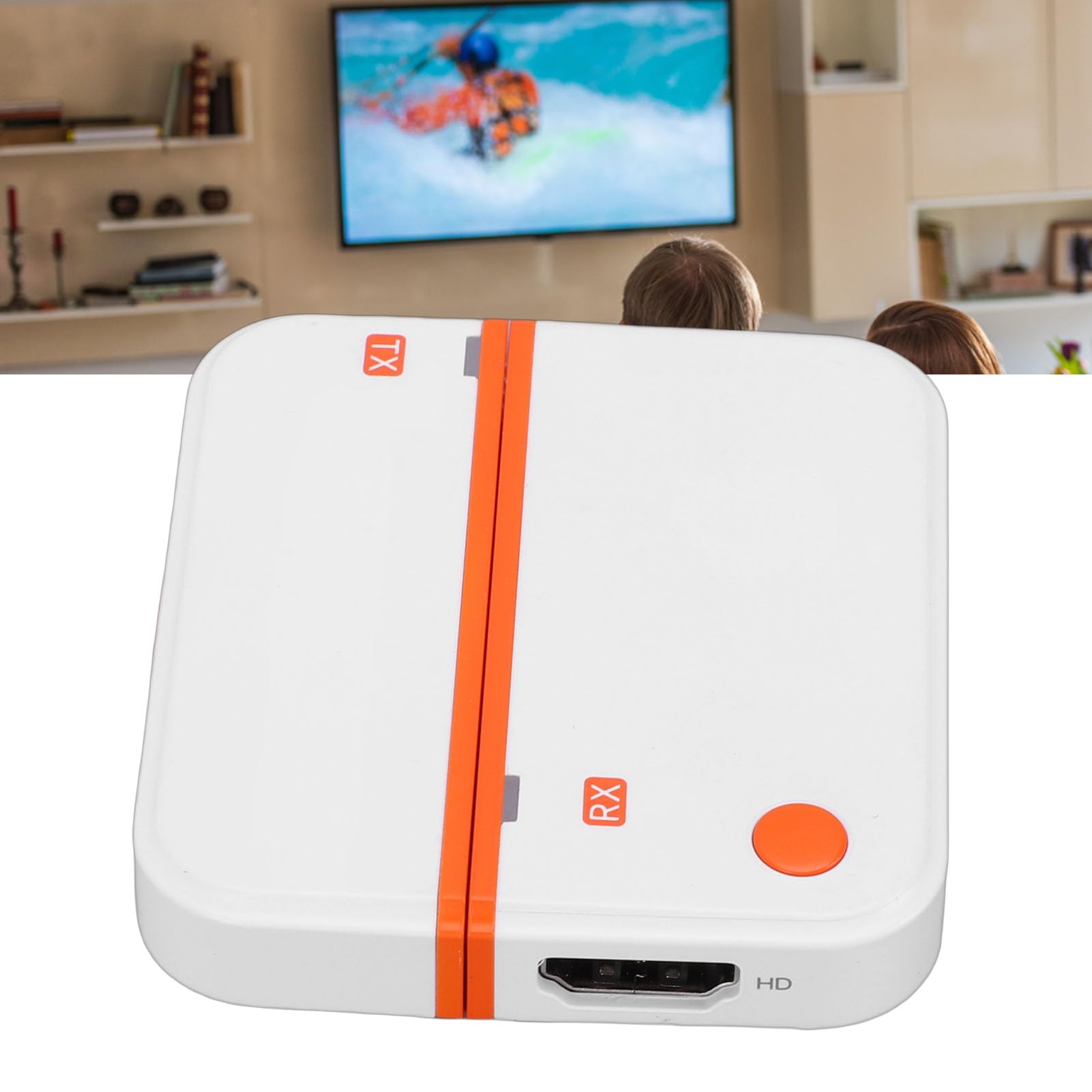 Tosuny Transmisor y Receptor HDMI Inalámbrico USB C, Entrada de Decodificación UHD 4K, Salida 1080P 60Hz, 50M, Adaptador de Pantalla Inalámbrico para Transmisión de Video y Audio Al