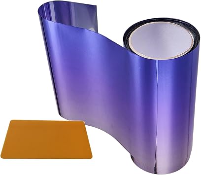 Car Sun Visor Strip Tint Film, Front Windshield Protect Shade Sticker Car Window Tint Film for Shading and Filtration, Blue