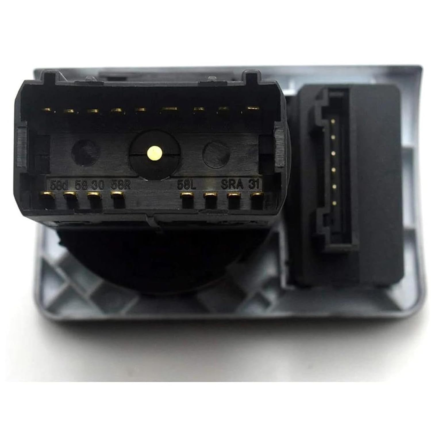 Fog Light Switch Compatible with A6 1997-2002 2003 2004 2005 Car Headlight Switch Assembly Sensor Module Fog Light Control Switch with Panel 4B1941531C