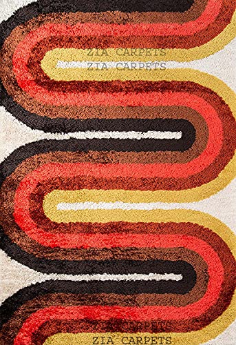 Image of Modern Quality Carpet /Trending Design Hand Woven Fluffy Rug /Mats for Bedroom /Dinning Hall /Living Room 2-inch Thick [Size 10x13 feet]
