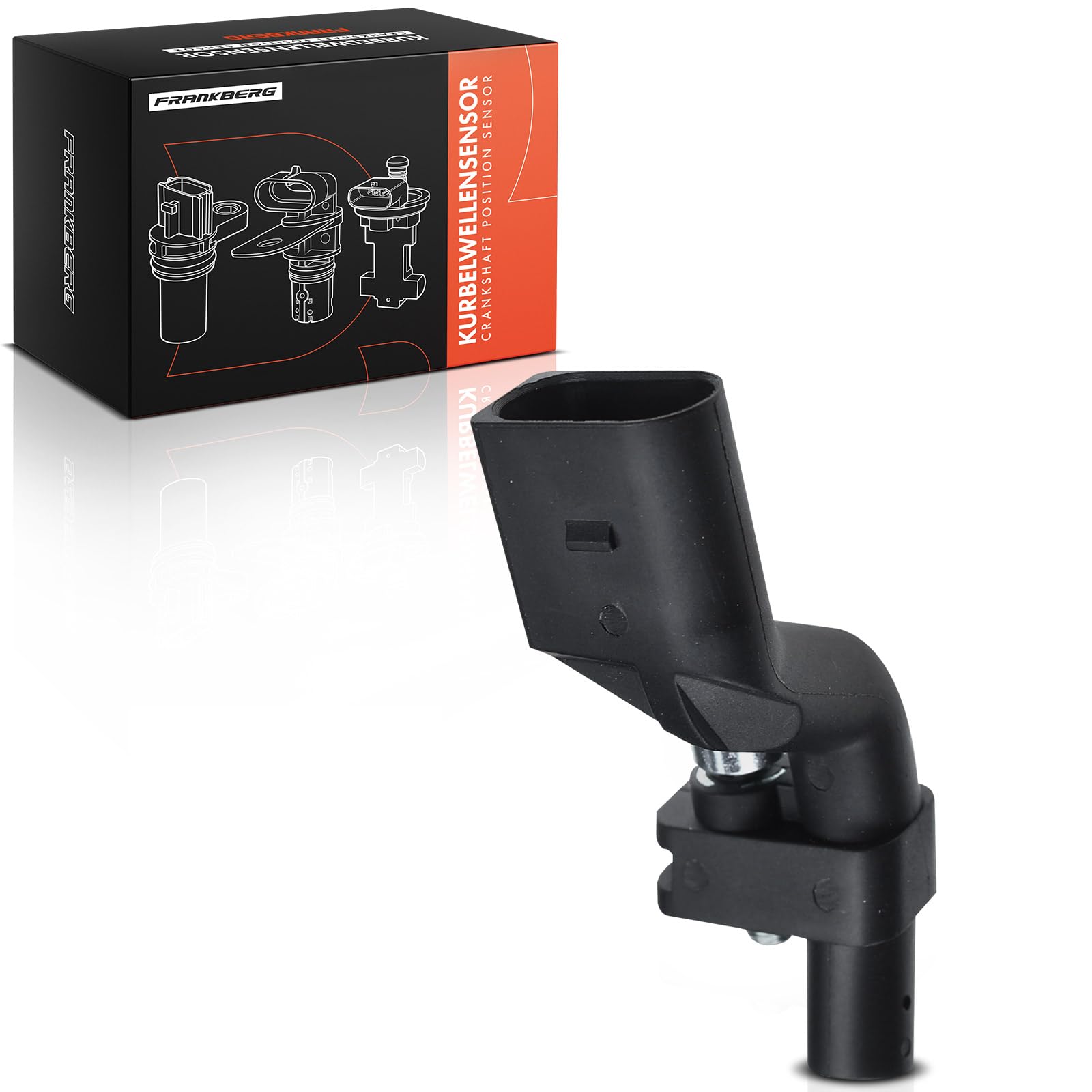 Frankberg Posición del cigüeñal Sensor del cigüeñal Compatible con Golf Plus 521 5M1 Golf V 1K1 T.o.u.r.a.n 1T1 1T2 A3 8P1 A3 Sportback 8PA Replace# PC942