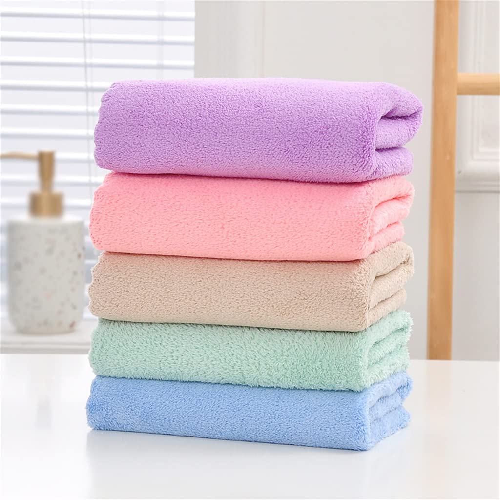 Toalla grande de terciopelo coral ZHCHAO ideal para el lavado de cara diario