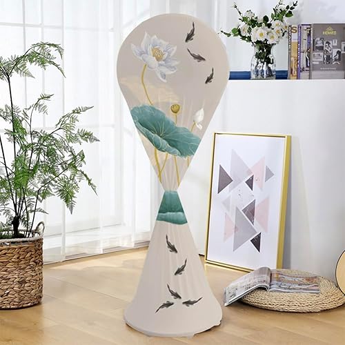 Vista 28 de VIOKKO Tower Fan Dust Cover Dustproof Tower Cover Washable Tower Sleeve Dust-Proof Protective Cover for Household Tower Fan Pedestal Fan Floor Fan
