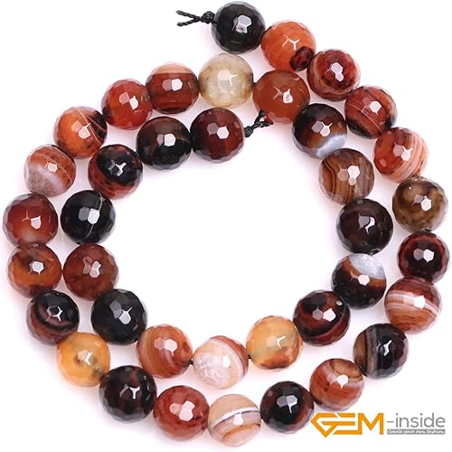 Miniatura 2 de GEM-Inside Dream - Cuentas sueltas de ágata de 0394in con piedra de energía de cristal hecho para hacer joyas de 15 pulgadas