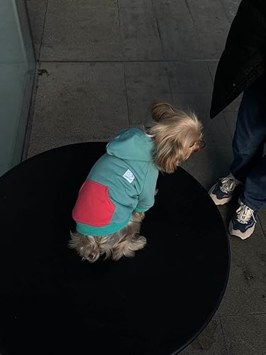 Miniatura 8 de Camiseta de té a rayas para perros y gatos, 100 % algodón, para perros y gatos pequeños, ropa sin mangas para cachorros para chihuahua, yorkie,