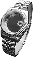 PTREWB 36mm/40mm Sapphire Glass for Men Watch Case Fit NH36 NH34 NH35 Movement Fashion Waterproof Stainless Steel