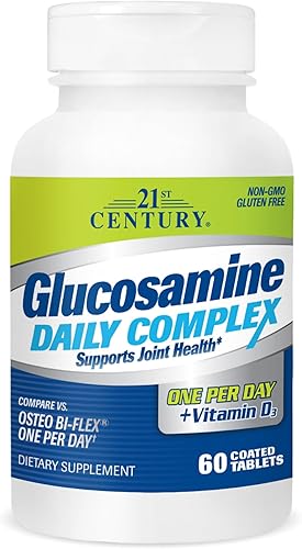 Siglo XXI Glucosamine Chondroitin Complejo Plus MSM avanzada Plus D de triple Fuerza tabletas 80Count Siglo XXI Glucosamine Chondroitin Complejo Plus MSM avanzada Plus D de triple Fuerza tabletas 80Count