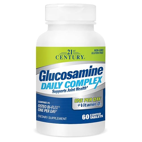 21st Century Glucosamine Daily Complex Plus D Tablets, Joints, 60