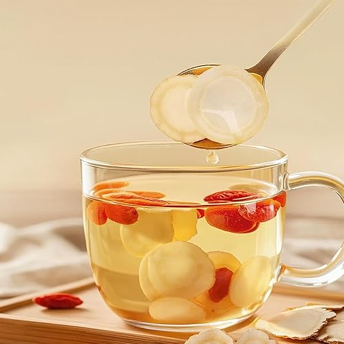 Vista 37 de Fruta Longan seca natural, 100% carne de frutas, longan secado al sol de Tailandia, envasado en Estados Unidos (Longan seco-3 libras)