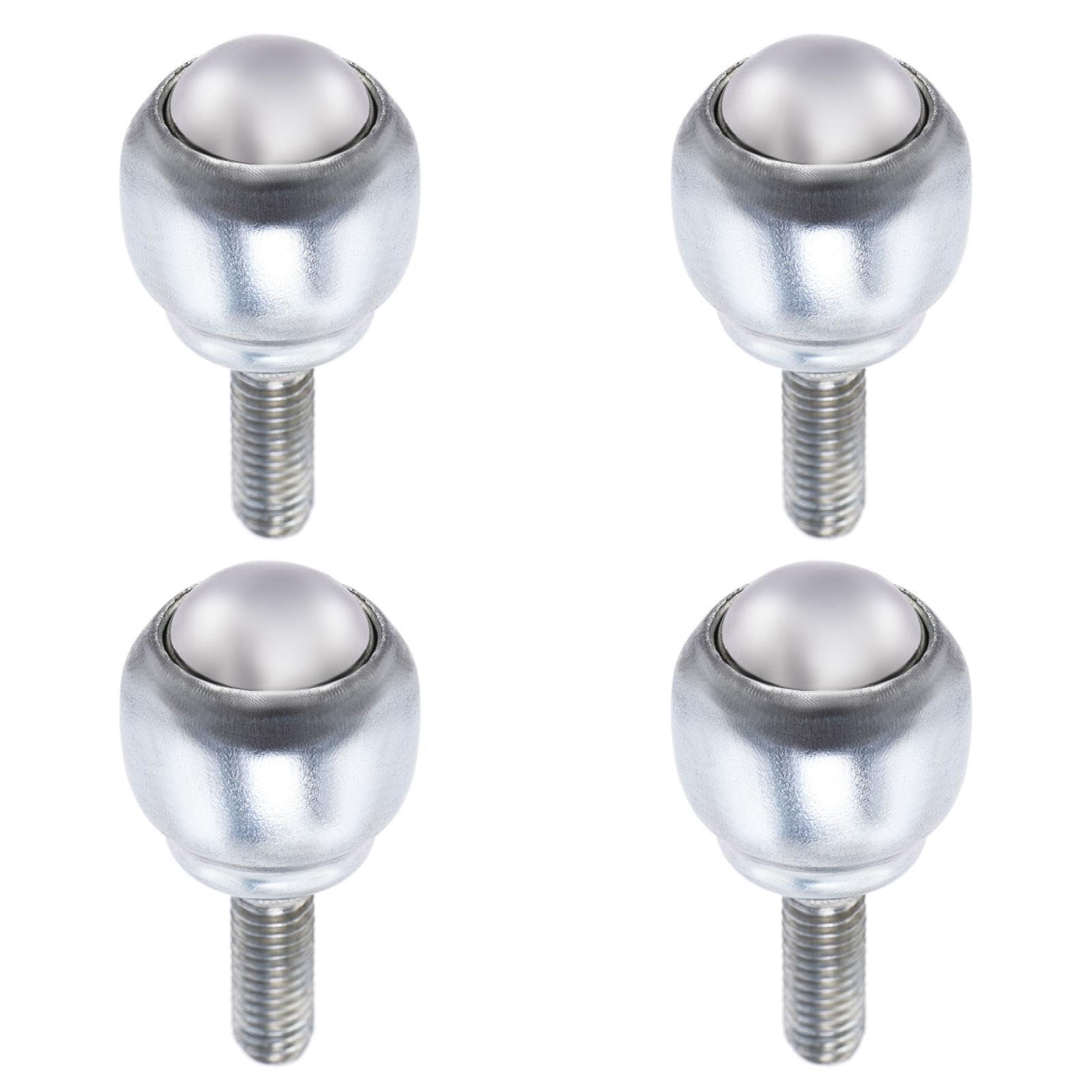 Tool Parts and Accessories Ball Transfer Bearing Unit 12mm 17Lbs Carbon Steel Bolt-Fixing Type 4pcs (#CN-140824-01944)