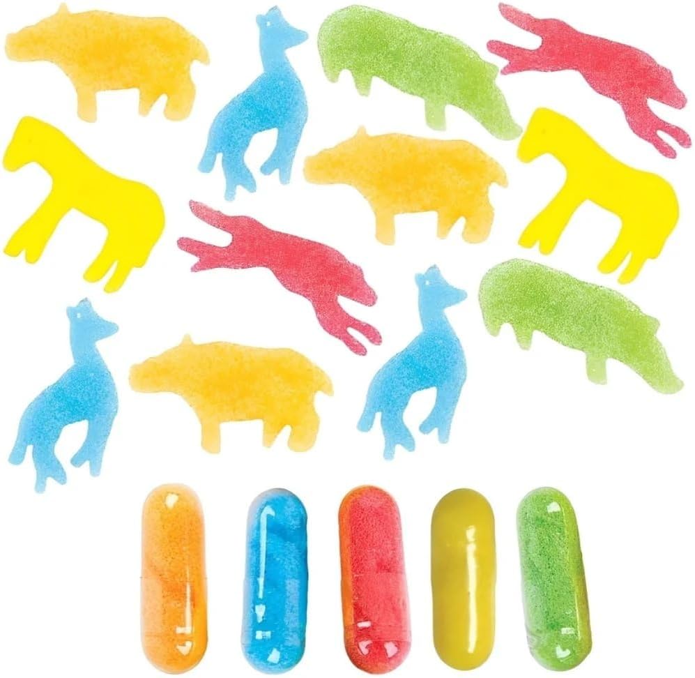 Rhode Island Novelty Magic Growing Animal Capsule, One Dozen per Order