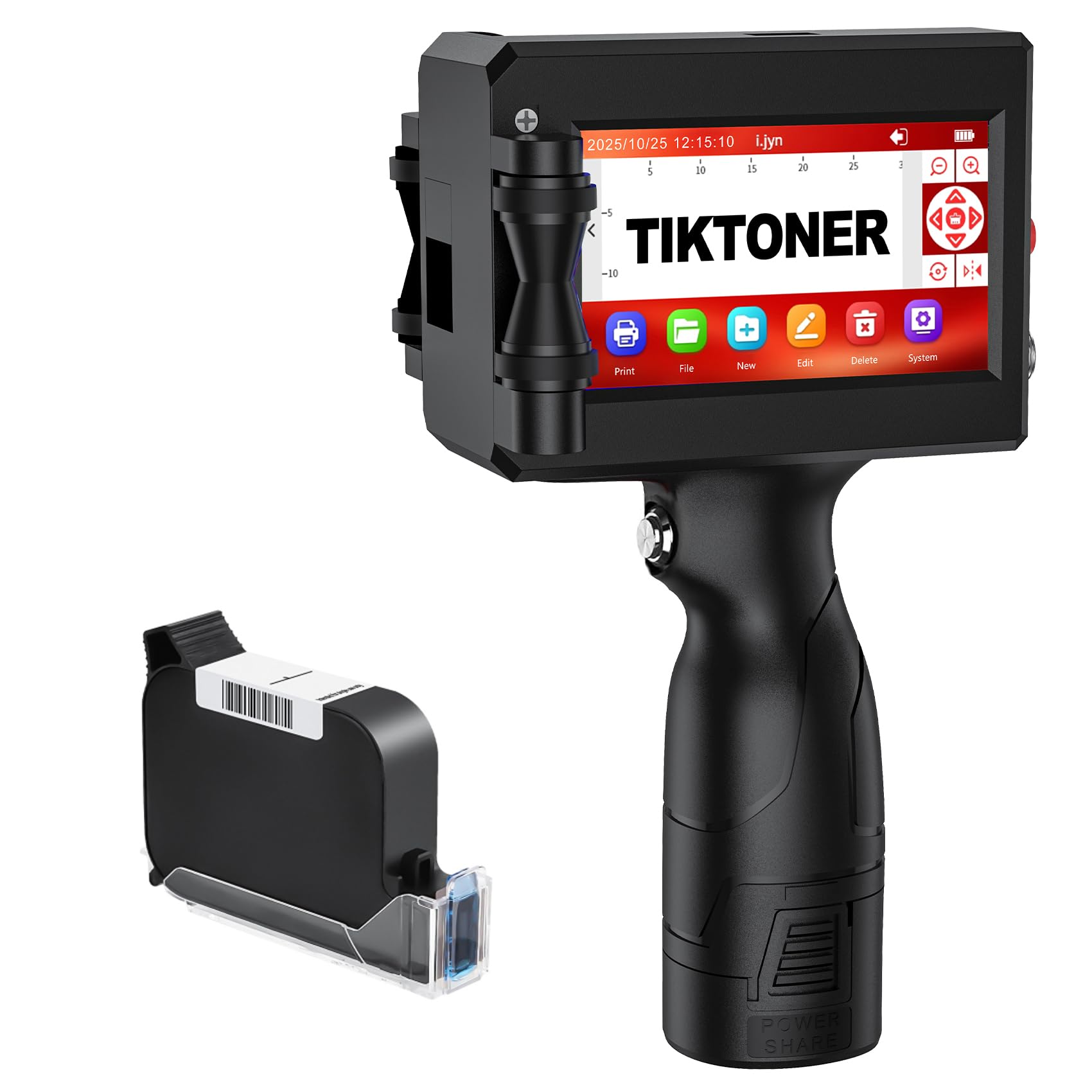 おもちゃ pon  pon  touch TIKTONER Handheld Printer Portable 1580P1 with 4.3 Inch Touch