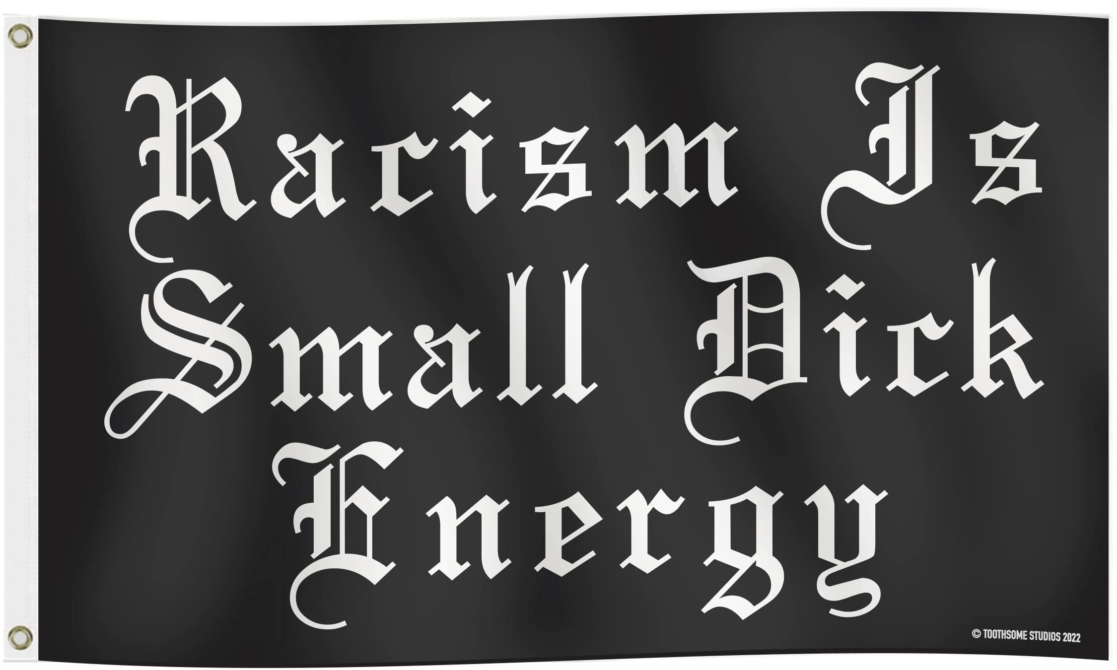 Racism Is Small Dick Energy Sticker Vinyl Bumper Sticker Decal