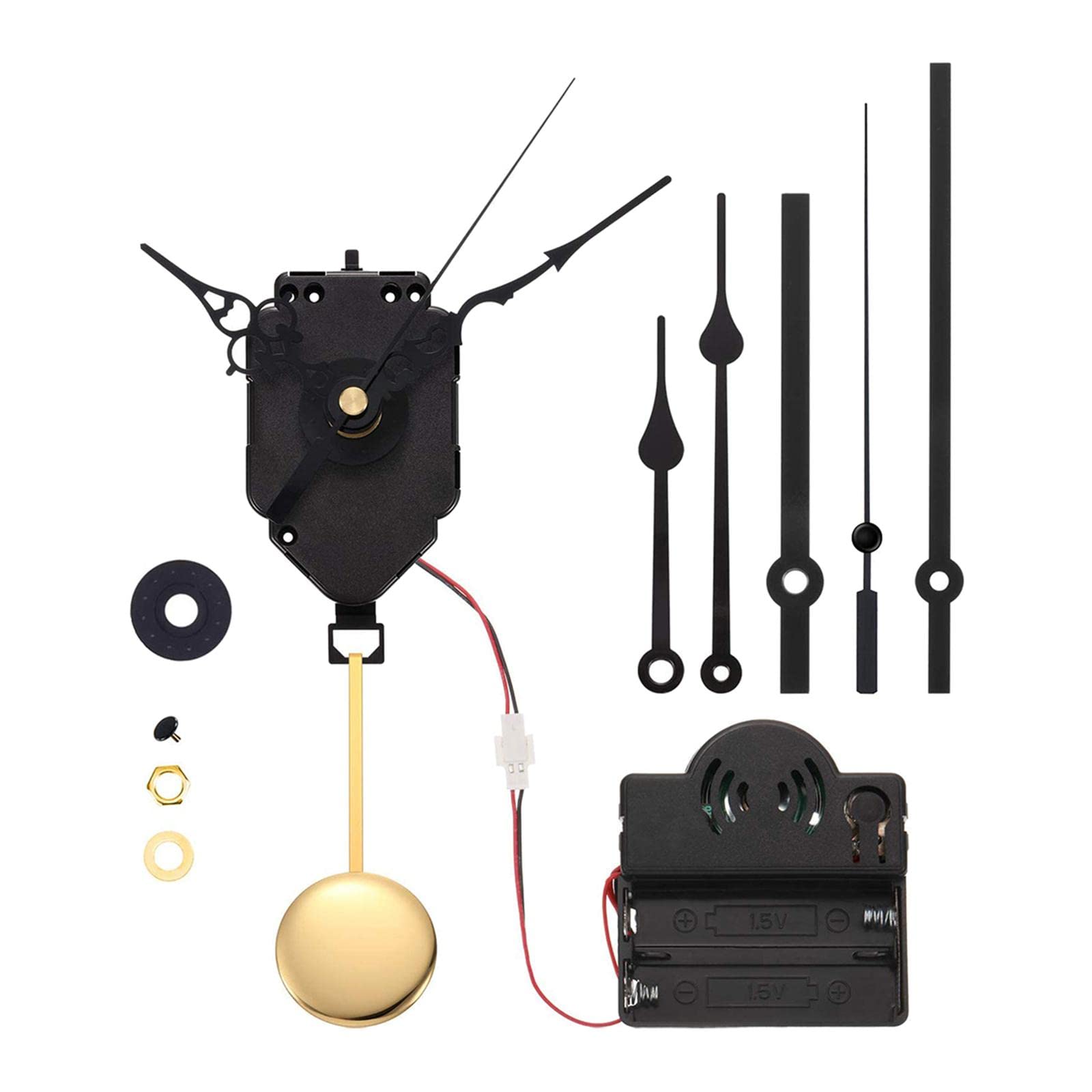 BNF®Pendulum Clock Movement Replacement DIY W/ 3 Pairs Hands & Pendulum|Home & Garden | Home Decor| Clocks-image-26