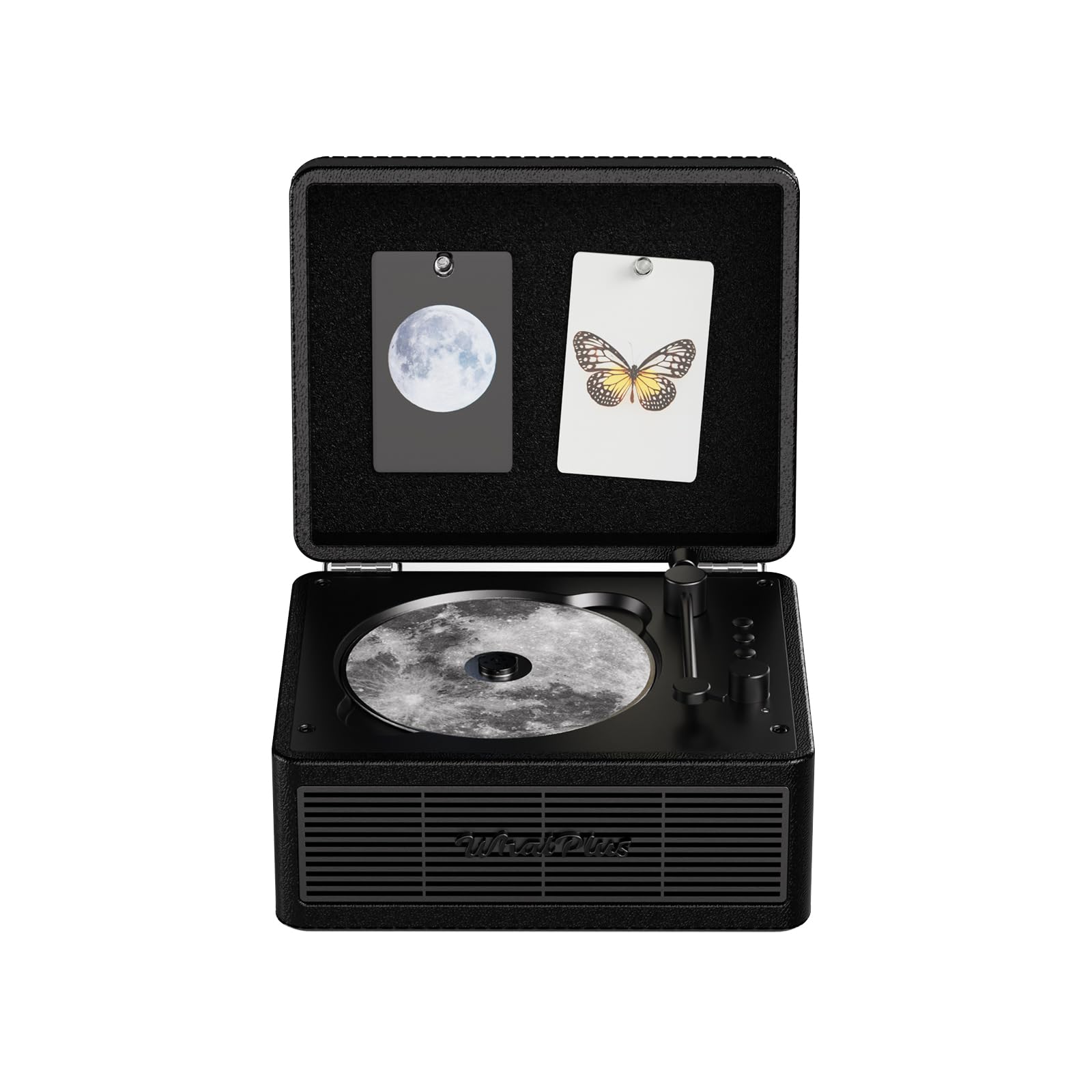 CD Player with Bluetooth Speakers, App Control, Magnetic Display