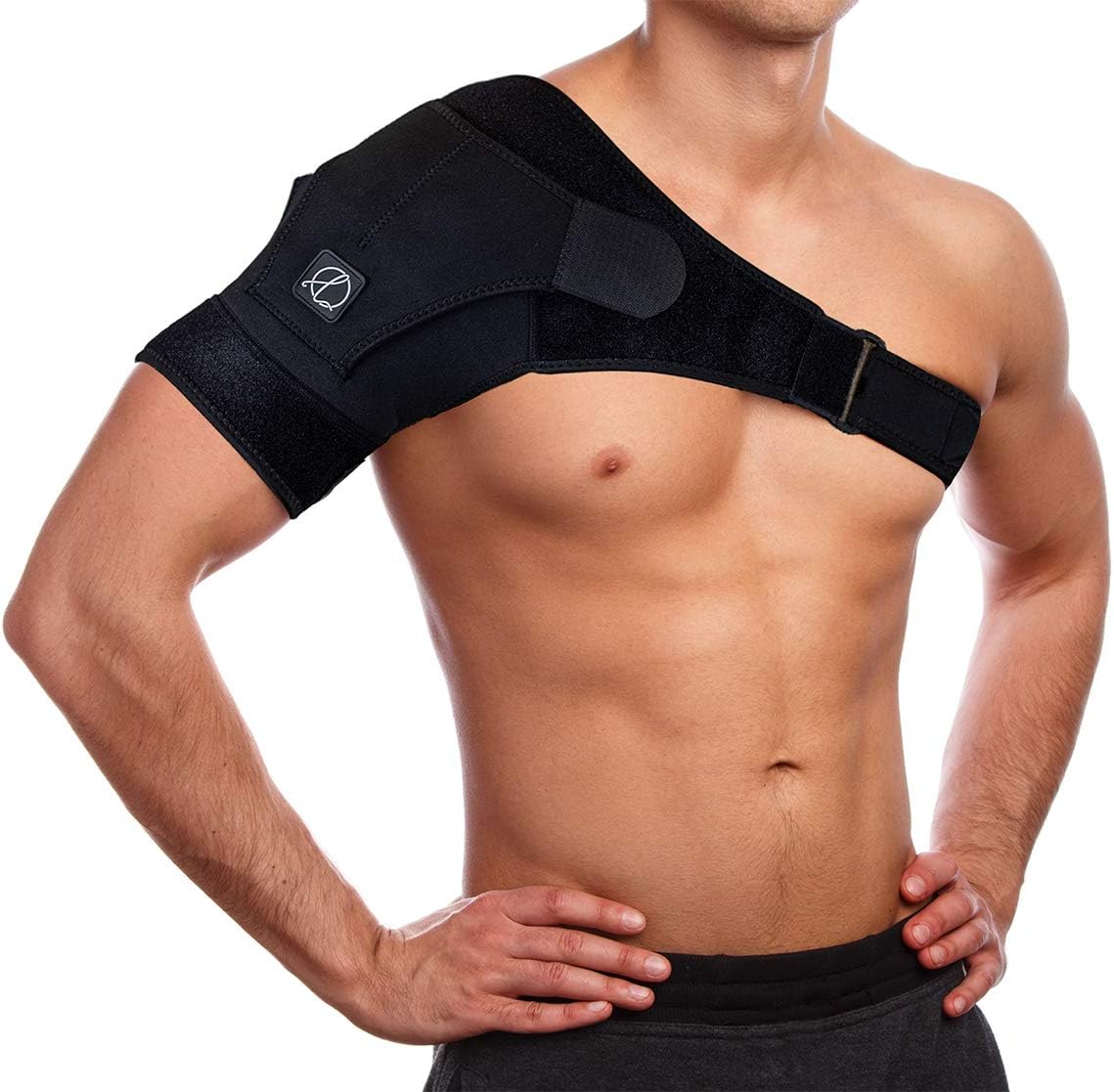 Shoulder Brace for Men and Women, Rotator Cuff Brace, Shoulder Compression Sleeve for Shoulder Pain Relief, Torn Rotator Cuff and AC Joint Dislocation, Shoulder Support Brace (Right Hand Shoulder)
