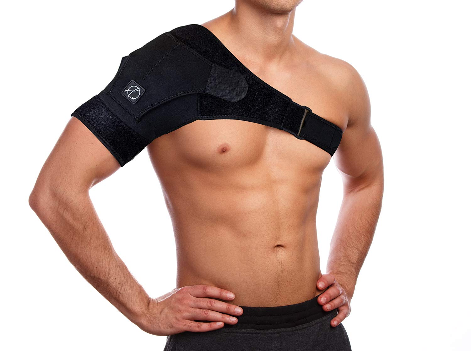 Shoulder Brace for Men and Women, Rotator Cuff Brace, Shoulder Compression Sleeve for Shoulder Pain Relief, Torn Rotator Cuff and AC Joint Dislocation, Shoulder Support Brace (Right Hand Shoulder)