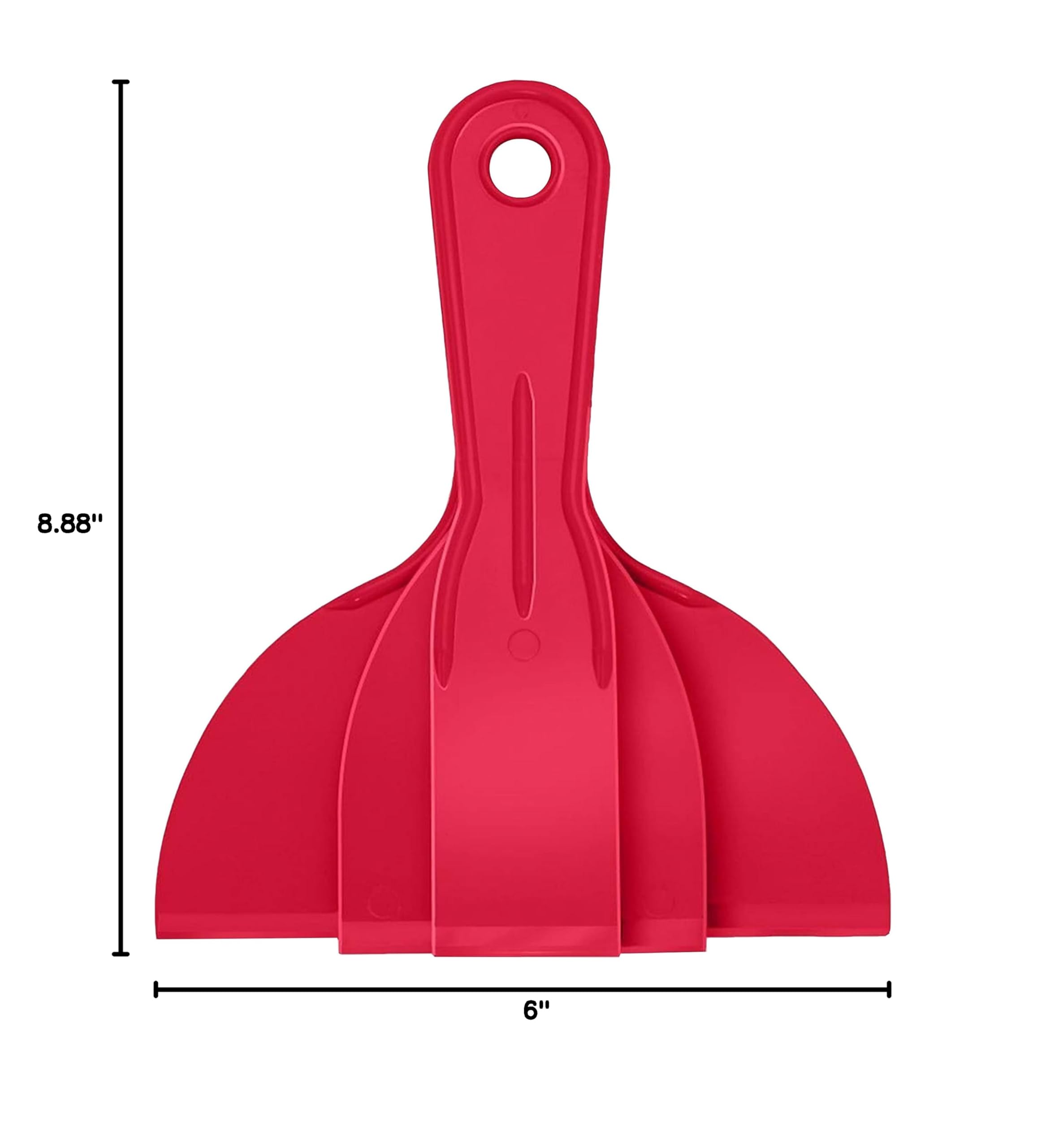 ALLWAY DS-3PK 3-Piece Celcon Plastic Putty Knife Set, 1-1/2", 3", 6", Two versions Random Shipment