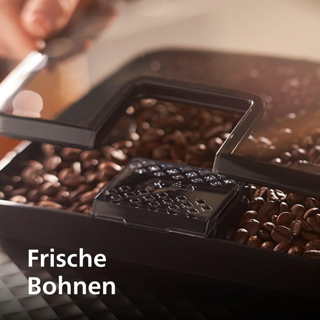 PHILIPS 2200 Series Kaffeevollautomat EP2220/10 Touch-Display Keramikmahlwerk Mattschwarz