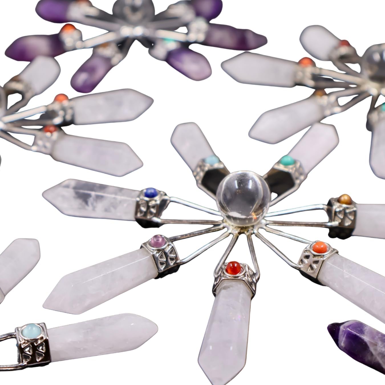 Starcatcher Crystal | Premium Gemstones with a Bold Geometric Design (Clear Quartz)