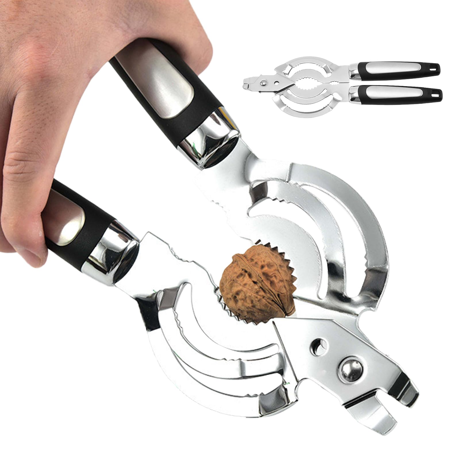 Apribarattoli Multifunzionale Manuale In Acciaio Inossidabile Ergonomico | Apribarattoli Domestico Impugnatura Antiscivolo Facile Svitamento Per Cucina Armadio Casa Sala Da Pranzo Acqua Birra Bibi