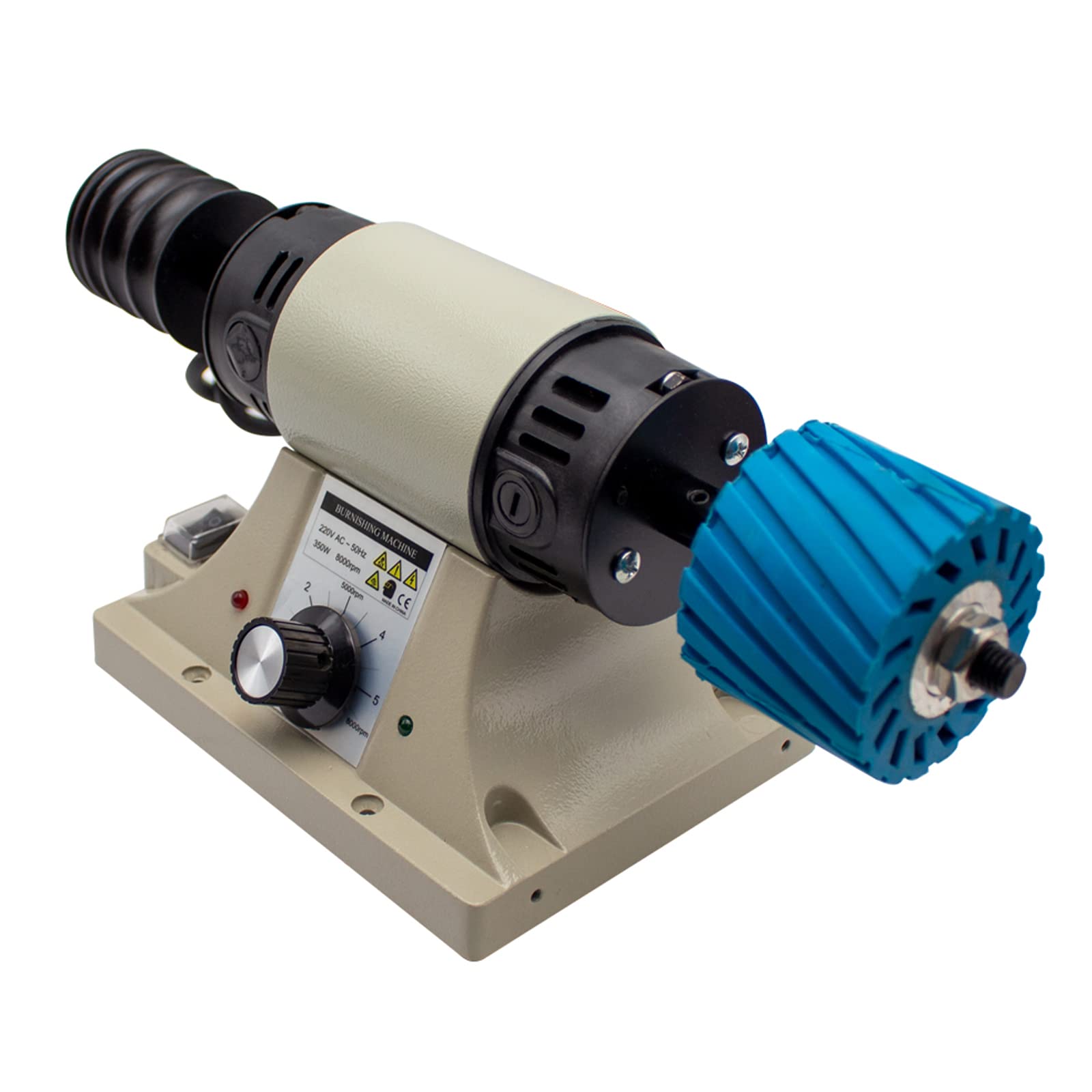 Toplionace 220V Leder Polier Poliermaschine, Leder Kantenschleifmaschine 0-8000U/min (ohne Flexiblen Wellengriff)