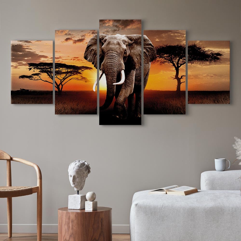 murando Cuadro en Lienzo Impresión de 5 Piezas Material Tejido no Tejido Impresión Artística Imagen Gráfica Decoracion de Pared