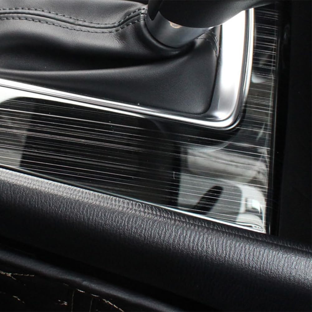 AOKIO Interior Center Console Gear Shift Panel Cover Trim for Mazda CX-5 CX5 Accessories 2017 2018 2019 2020 2021 2022 2023 2024 2025 (Stainless Black)