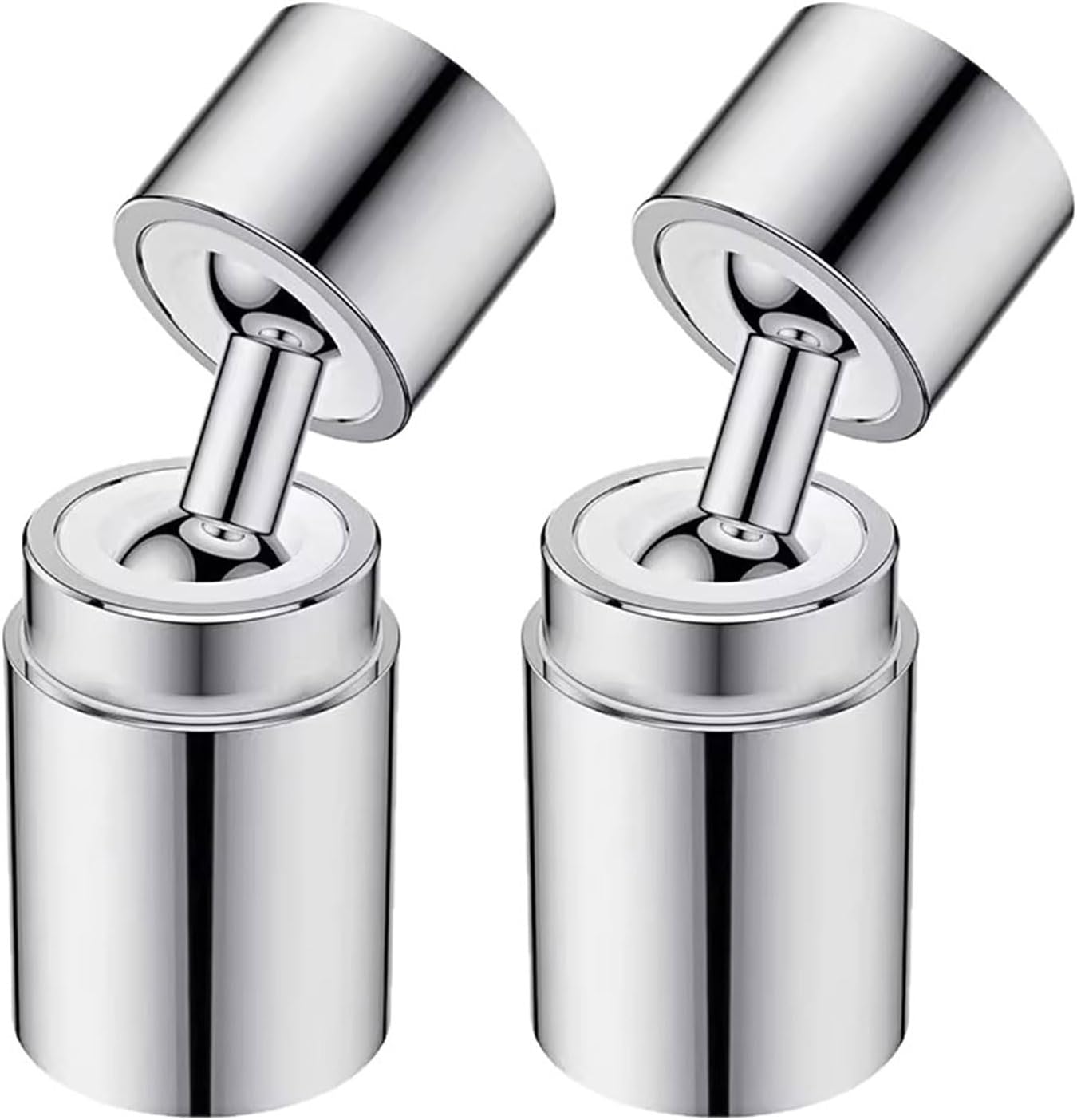 Faucet Adapter 360 Degrees Swivels Functionality Splashproof Operations Water Conservation Simple Assembly Zincs Alloys Multifunctional Zincs Alloys Aerator