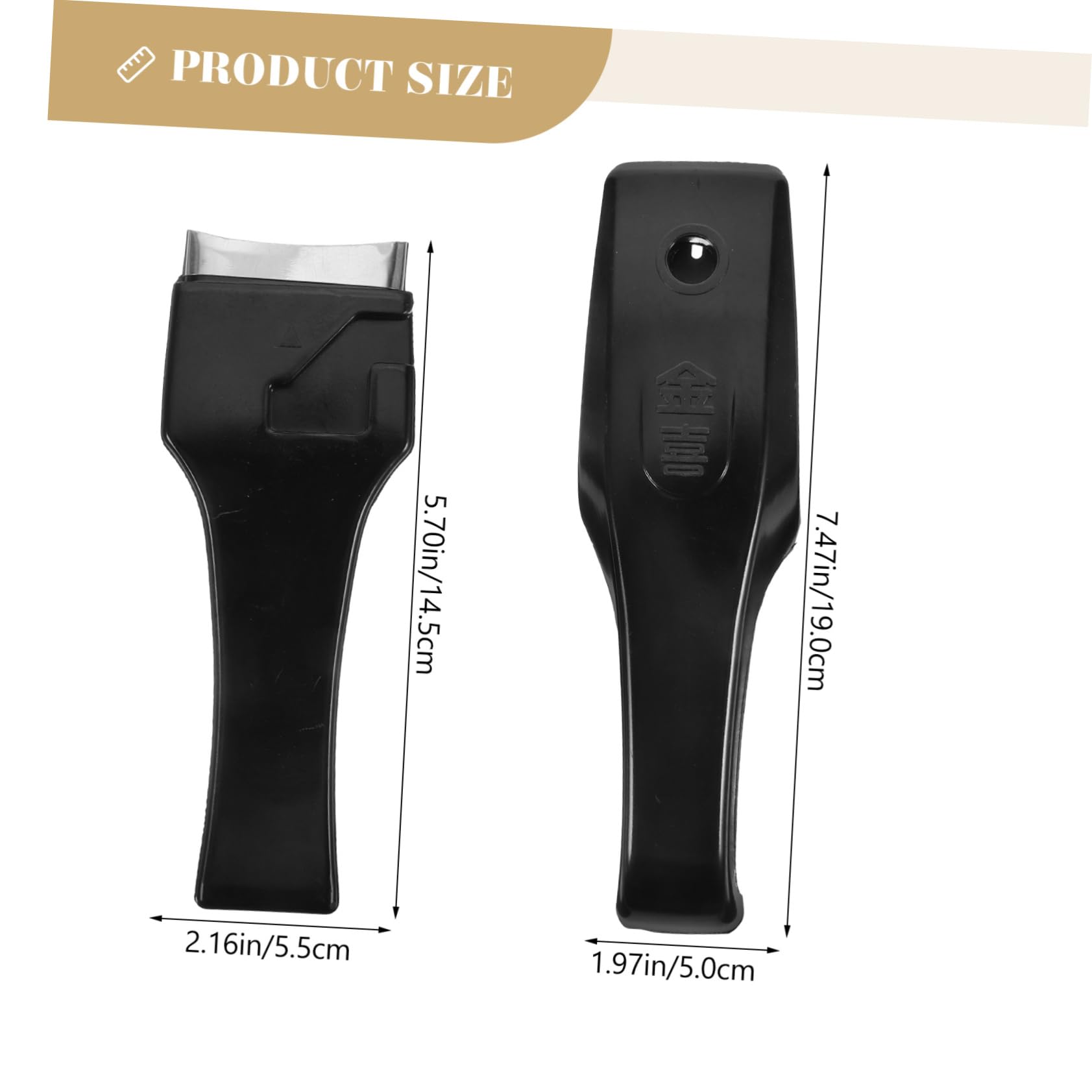 RORPOIR 1Pair Heat Resistant Bakelite Pressure Cooker Handle Replacement Kitchen Accessory for Daily Use Compatible with Cookware Includes Screws