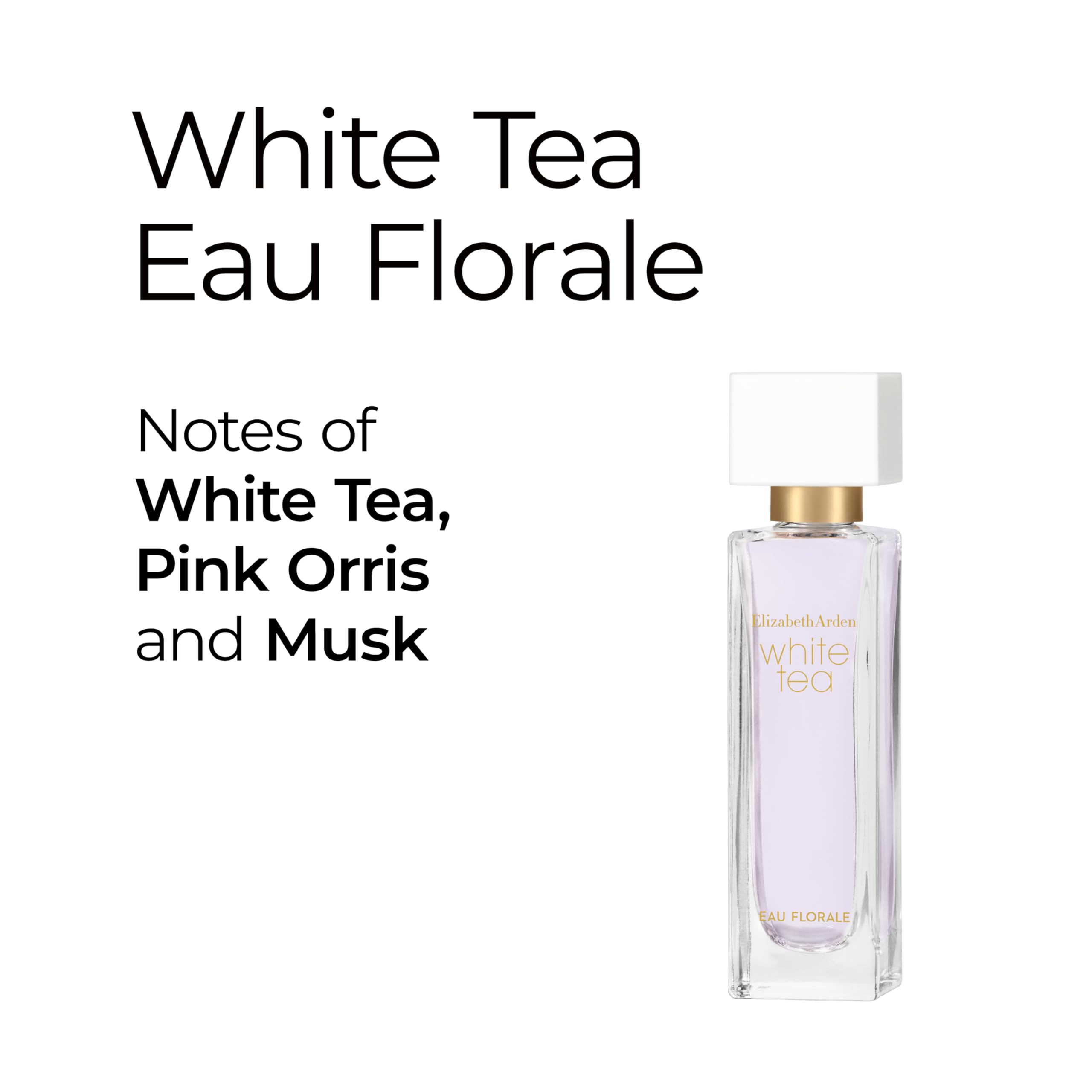 Elizabeth Arden, Juego de regalo de té blanco, Fragancia floral y vibrante, 3 miniaturas de 10 ml, regalo para mujeres