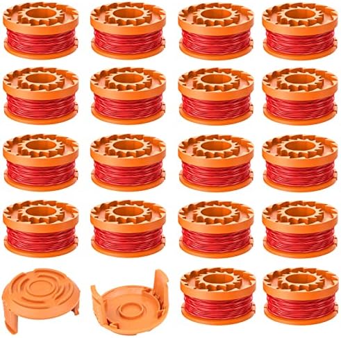 Worx WA0010 120 In Replacement Trimmer Head Spool Cap For Worx Trimmers 6 Pack - Foto 10
