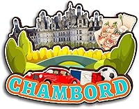 Vista 16 de Blois Centre-Val de Loire Francia - Imán de madera para nevera, colección 3D, hecho a mano, viajes, ciudad, recuerdos, nevera, regalo