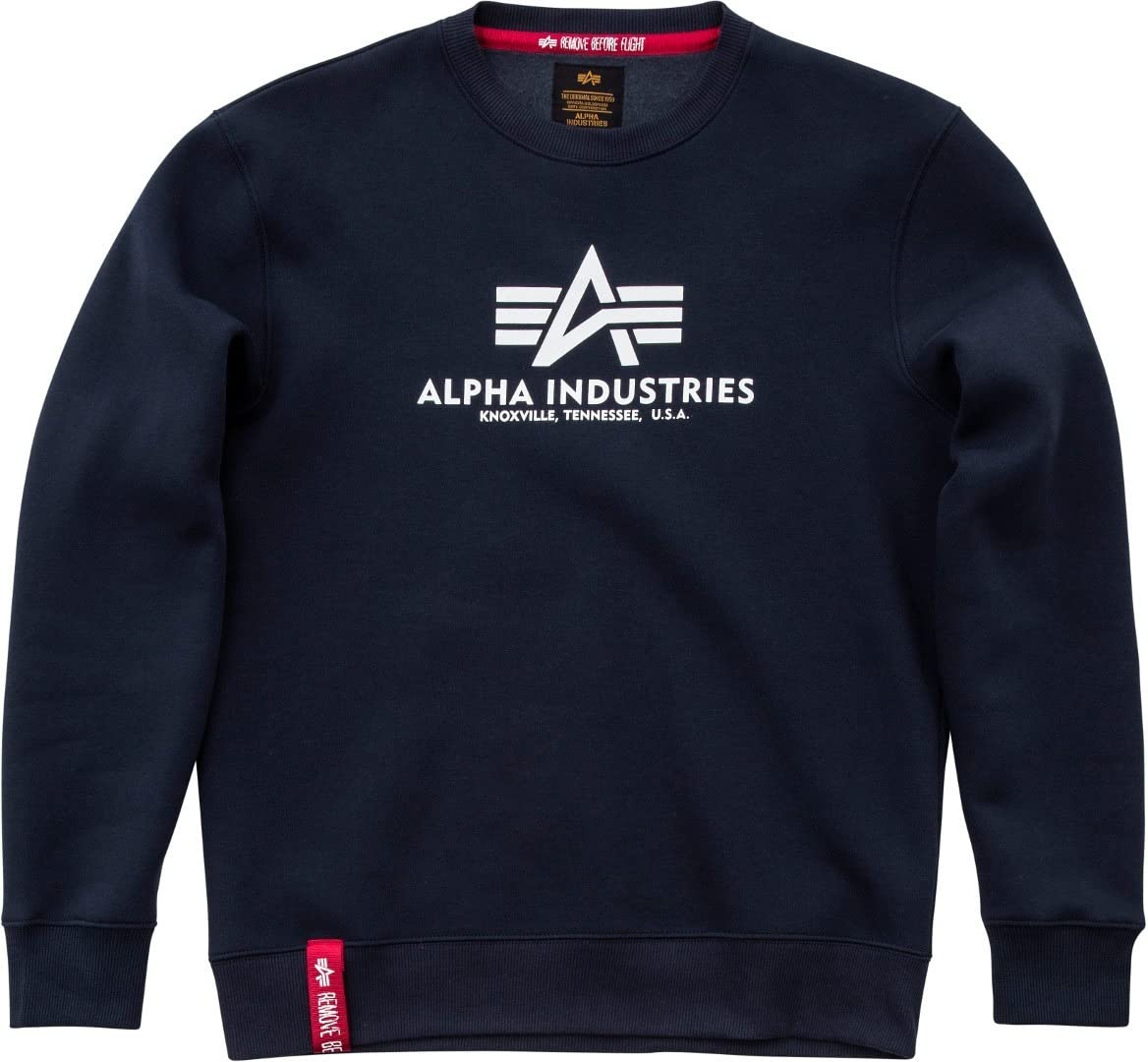 Alpha Industries Basic Sweater Camo Sweatshirt für Herren Black Camo