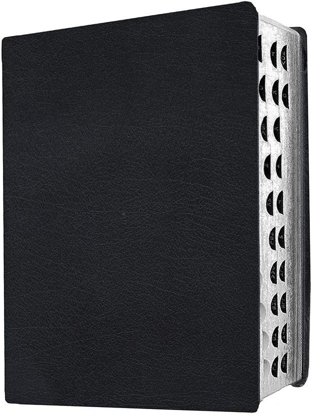 MEV Bible Giant Print Black Indexed: Modern English Version Imitation Leather – Large Print, September 6, 2016
