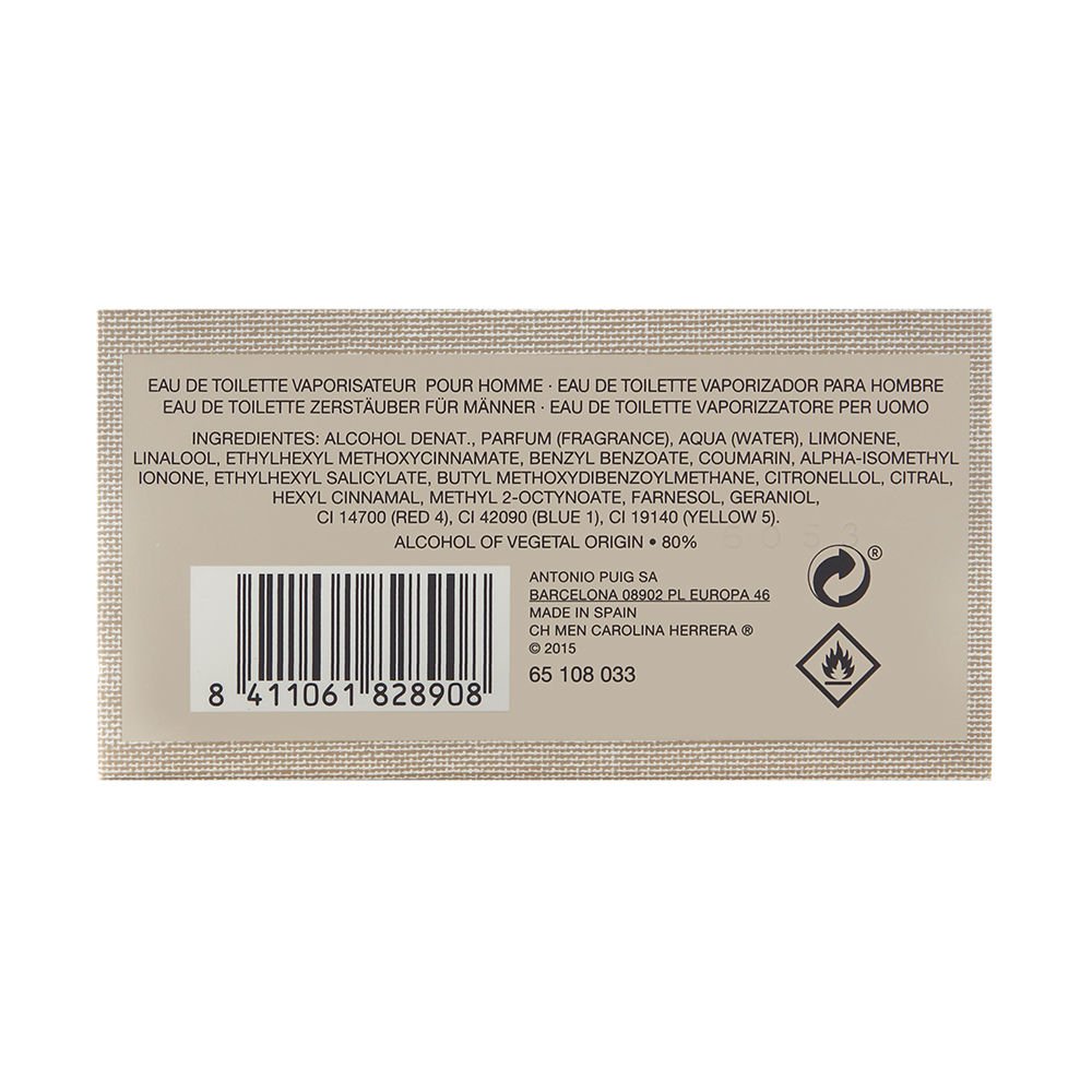 Carolina Herrera Ch Central Park Men Limited Edition Eau De