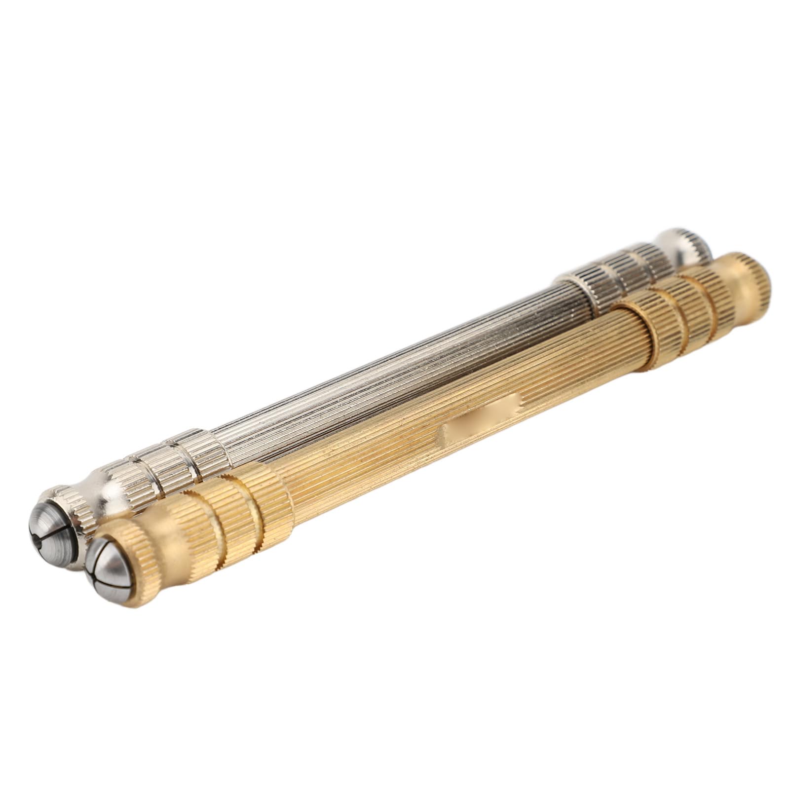 Épingle étalage à main Drift à double tête-à-tête outil de précision haute résistance pour la sculpture d'horloge de réparation de montre et le bricolage en laiton métallique 2pcs