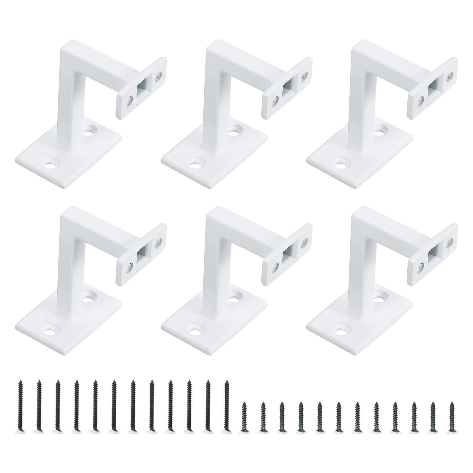 Support de main courante blanc pour moderniser l'escalier de votre maison