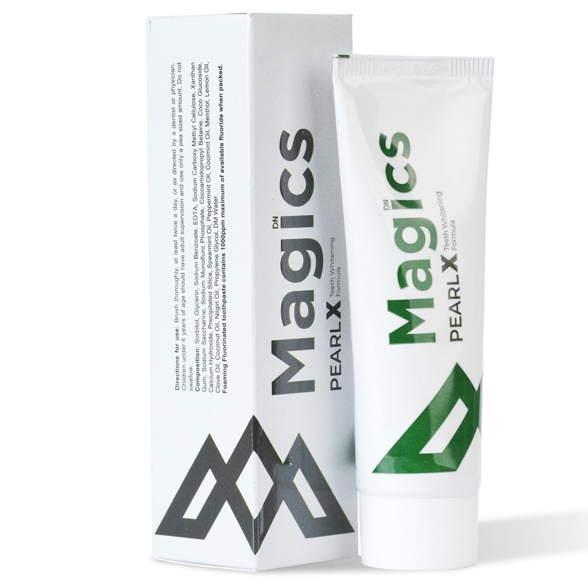 Magics PearlX Teeth Whitening Toothpaste | Removes Gutka, Pan Masala & Tobacco Stains Reduce Sensitivity and Protect Tooth Enamel Safe Teeth Whitening Toothpaste for Men, Women & Kids [50 Grams] (B0D3J1V5XW) Amazon Price History, Amazon Price Tracker
