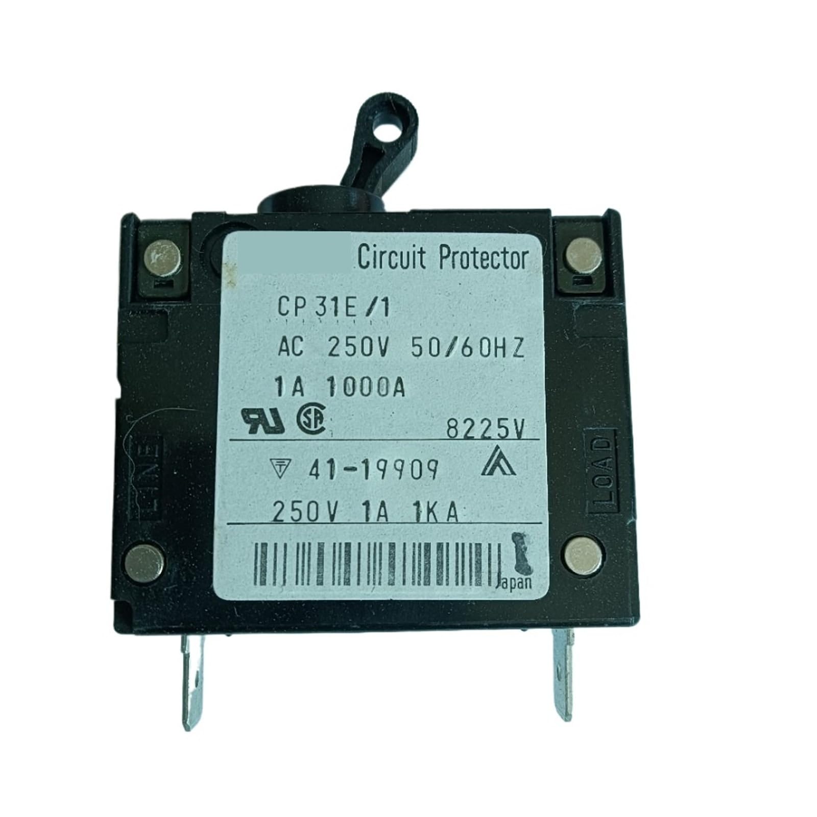 Disjoncteur d'air CP31E/1 pour le contrôle et la protection du moteur triphasé