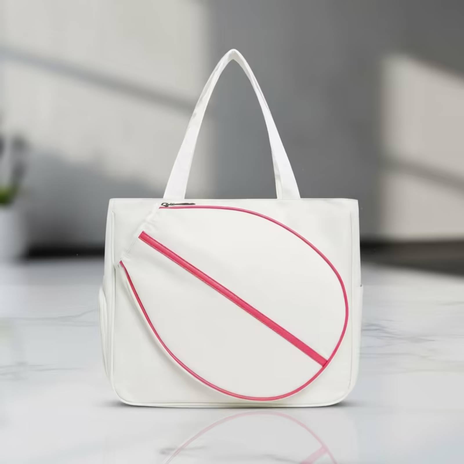 Borsa da Tennis Impermeabile Borsa Tote con Scomparto Scarpe Traspirante Borsone Sportivo per Palestra
