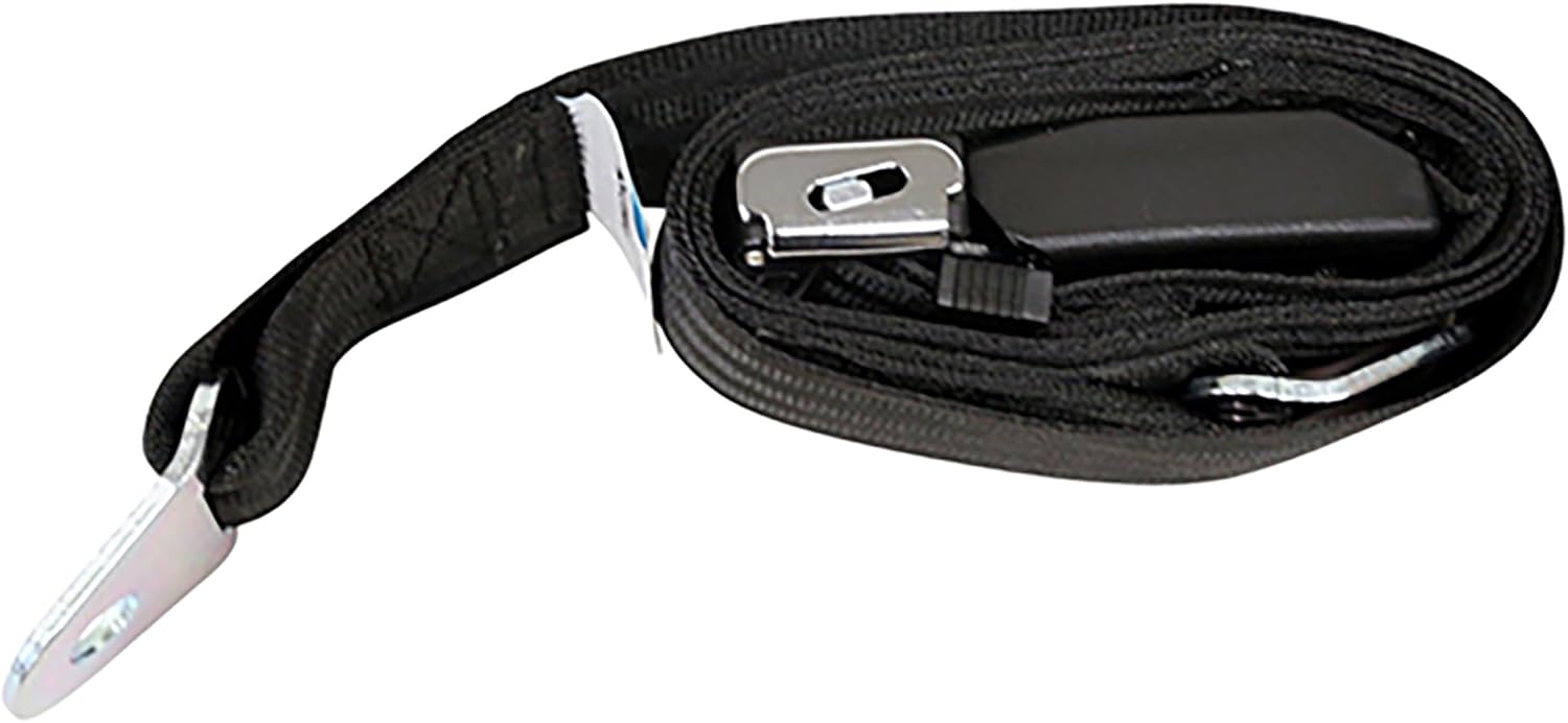 RHOX SEAT‑2000 Universal Golf Cart Seat Belt 60" Heavy‑Duty 2" Lap Belt, Fits EZGO, Club Car, Yamaha,FMVSS/SAE Safety‑Compliant