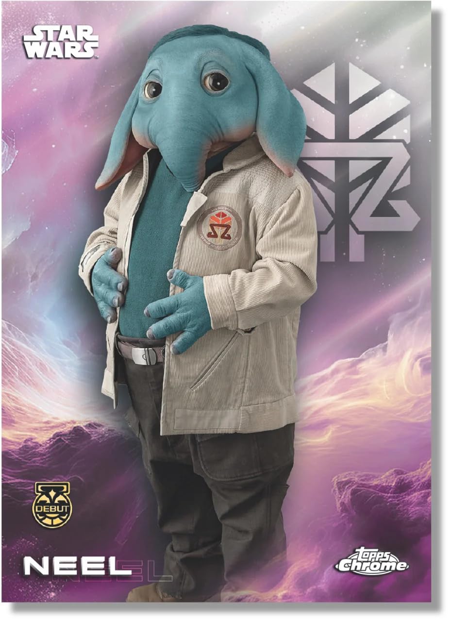 Karty Star Wars Topps Chrome 2025 Zestaw 8 Paczek Idealny na Prezent dla Fana Gwiezdnych Wojen