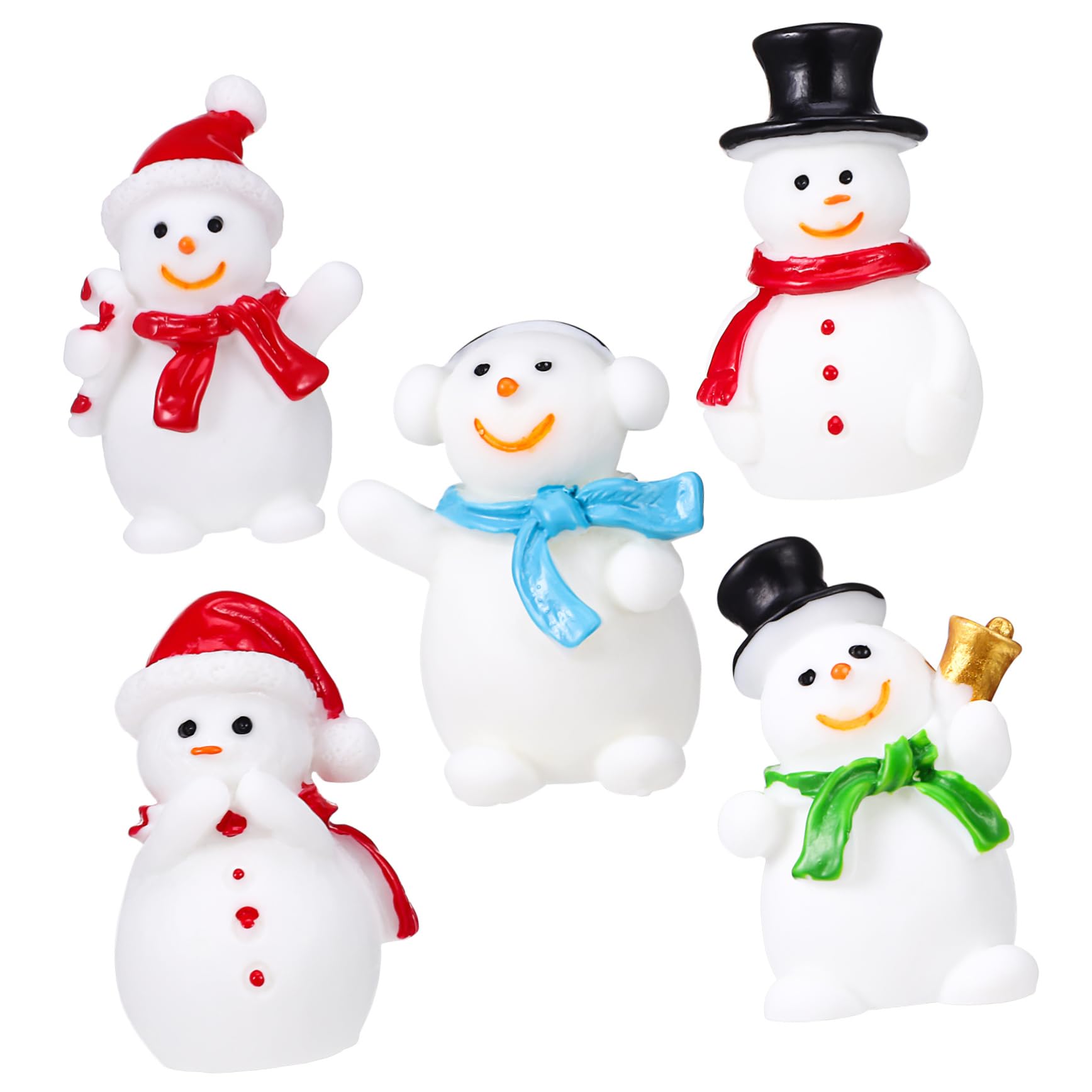 Adornos de Navidad en Miniatura: Pack de 50 Piezas para Manualidades Navideñas